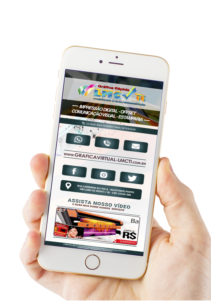 Cartão de visita Digital e Interativo