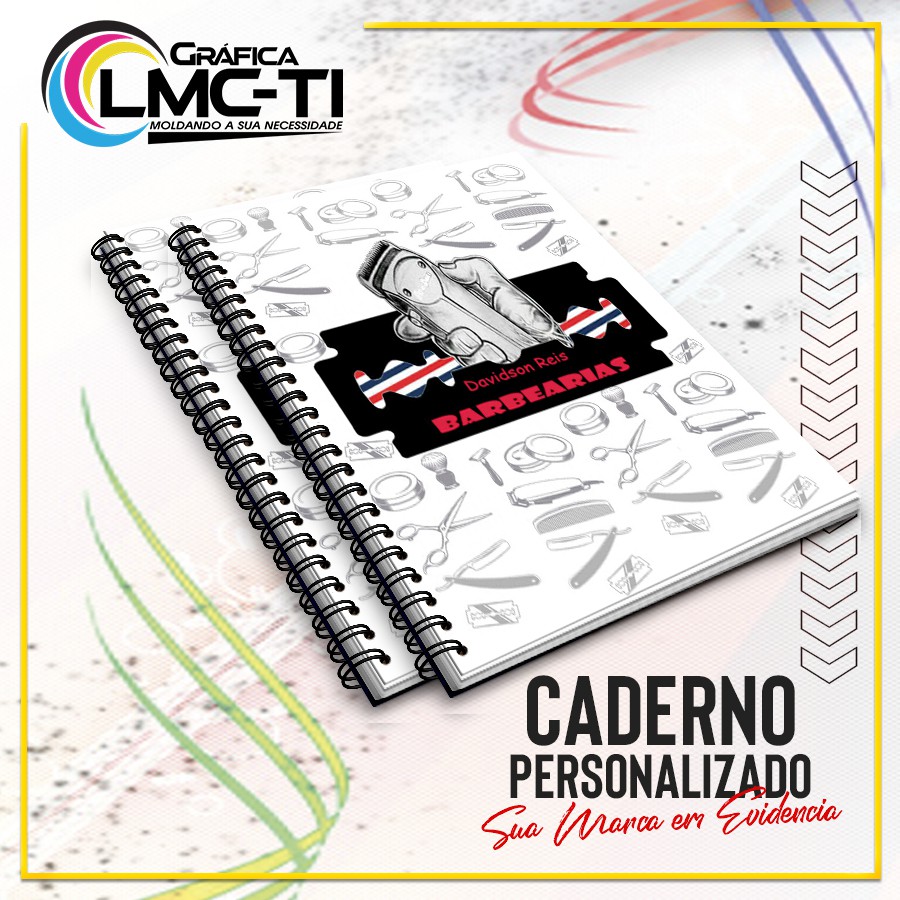 Caderno Personalizado A4 no Tema Free Fire